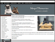Tablet Screenshot of memories.3dogs.eu